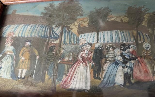 Gouache de la fin du 18 ème-photo-3