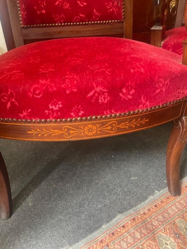 Pair Of Charles X Period Armchairs-photo-2