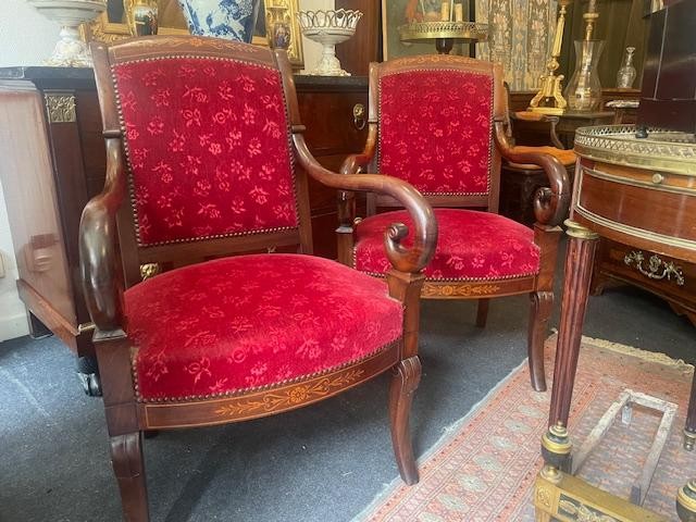 Pair Of Charles X Period Armchairs