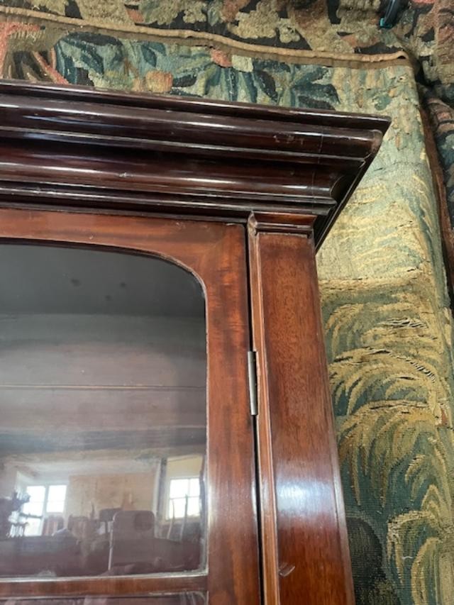 English-style Mahogany Double Bookcase-photo-3