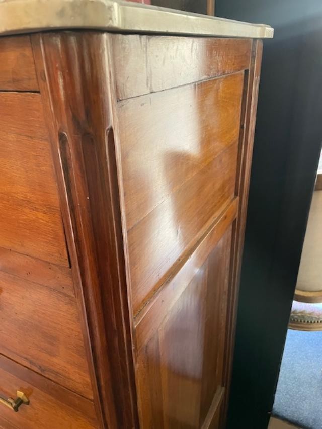 Large Louis XVI Period Walnut Chiffonier-photo-4