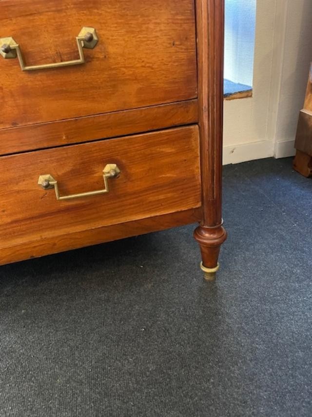 Large Louis XVI Period Walnut Chiffonier-photo-6