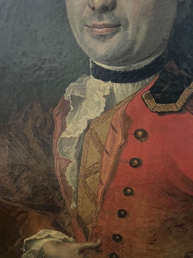 Portrait d'homme 18 ème d'époque Louis XV-photo-2