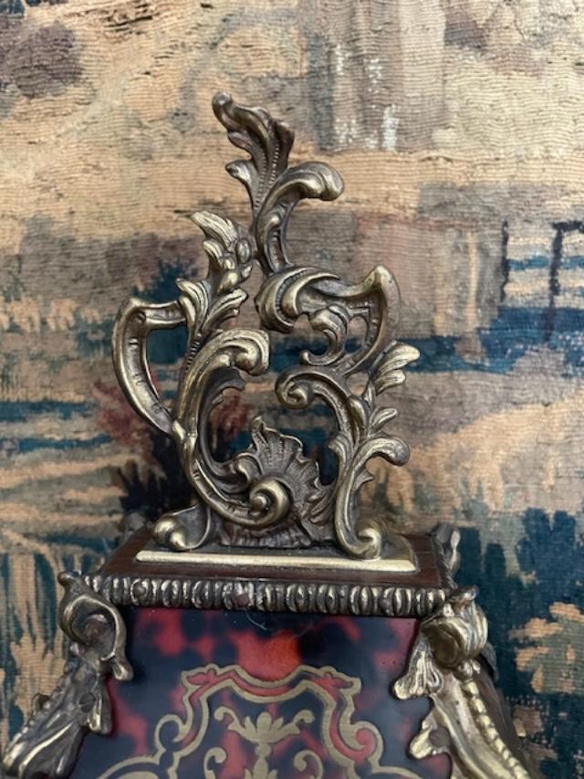 Cartel  en marqueterie Boulle de style Louis XV-photo-6