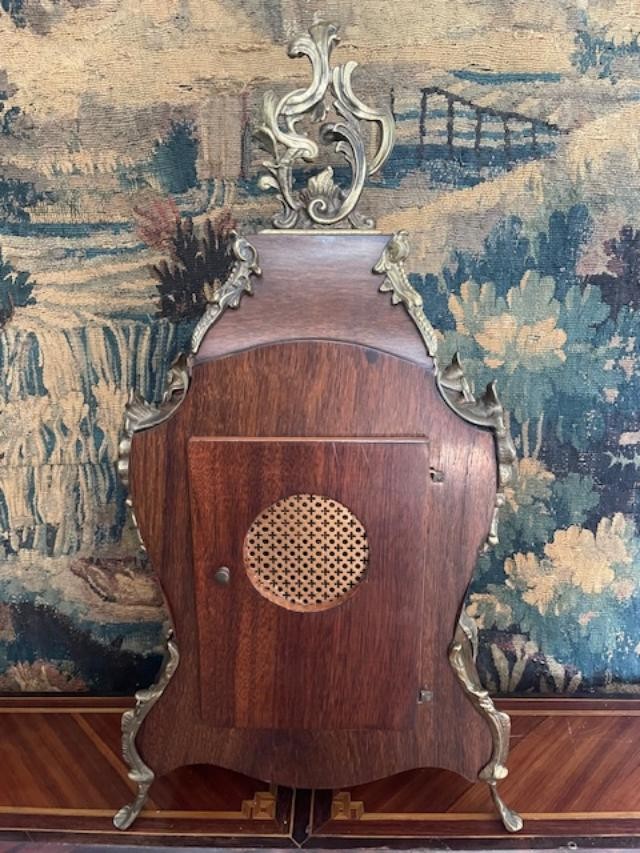 Cartel  en marqueterie Boulle de style Louis XV-photo-7