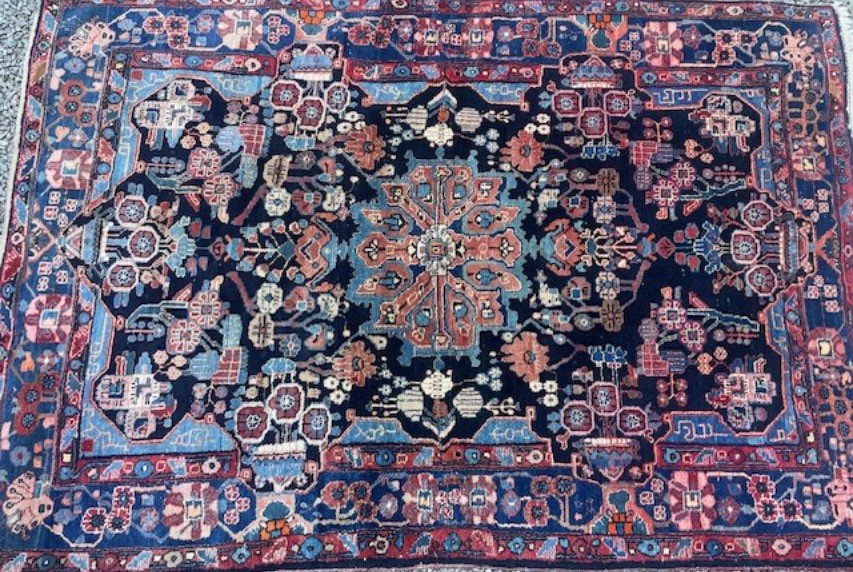 Wool And Cotton Carpet, Iran Circa 1960, Shah Period