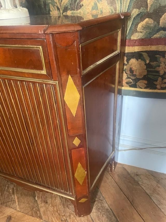 Mahogany Directoire In-between Cabinet-photo-3