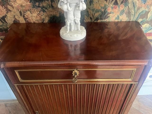 Mahogany Directoire In-between Cabinet-photo-2