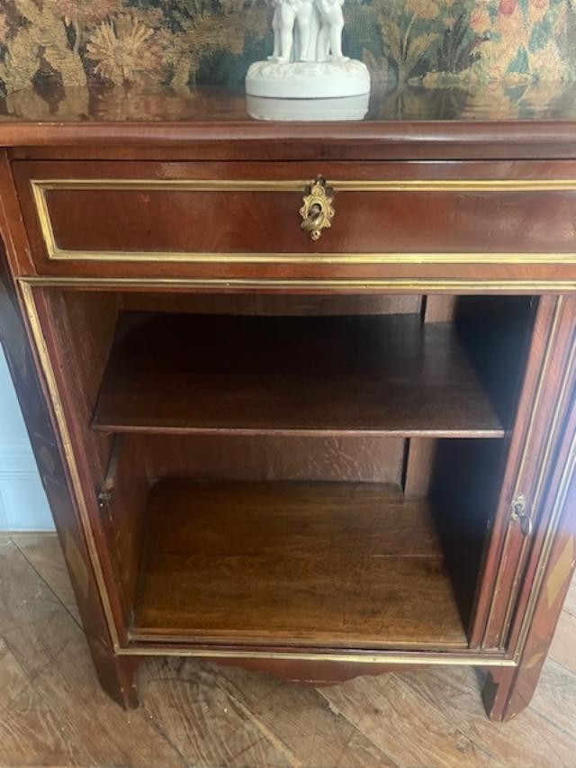 Mahogany Directoire In-between Cabinet-photo-5