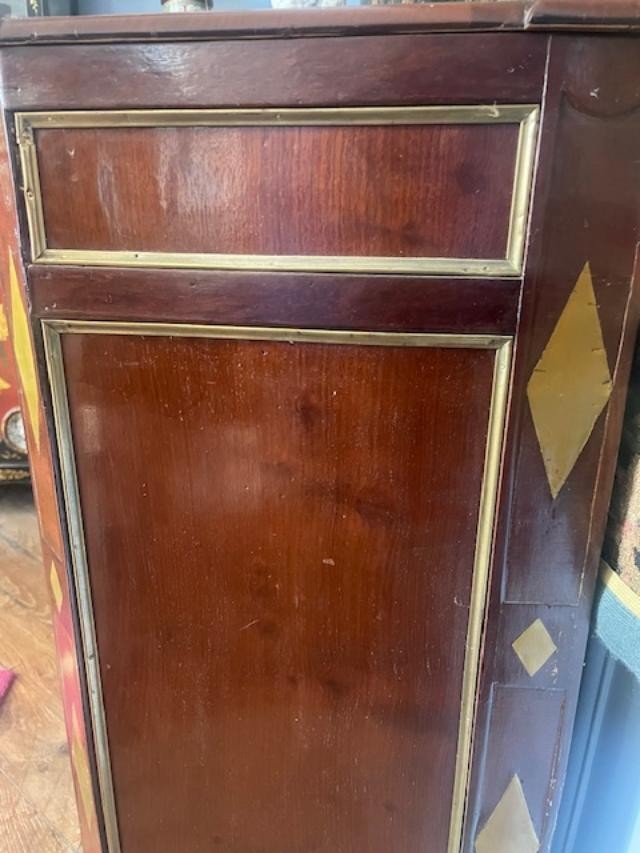 Mahogany Directoire In-between Cabinet-photo-7