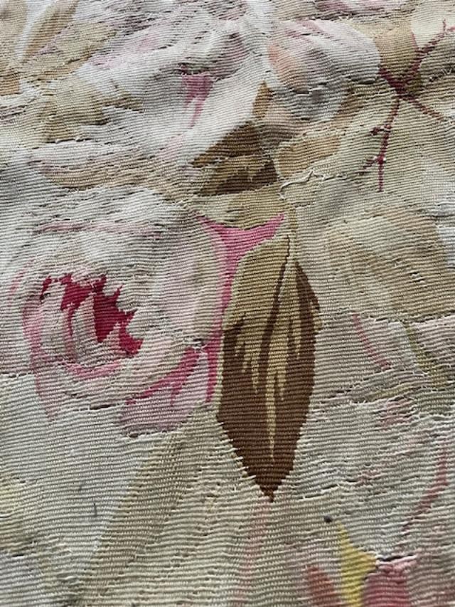 Tapis d'Aubusson  19 ème aux petits points-photo-1