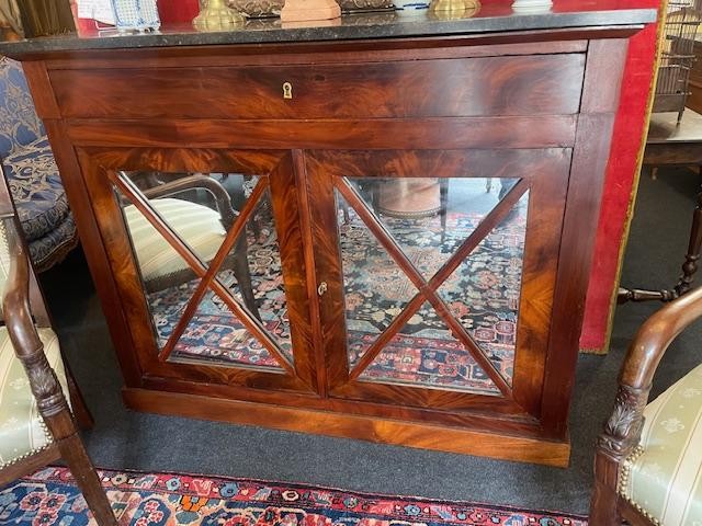Early 19th C. Empire Period Mahogany Sideboard-photo-2