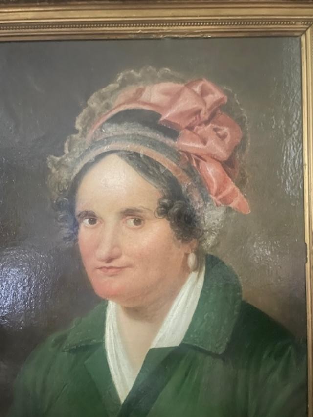Portrait de femme d'époque restauration-photo-4