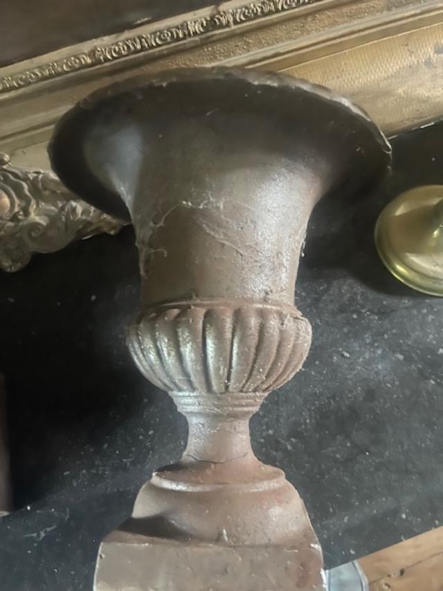 Paire de vases Médicis en fonte-photo-2