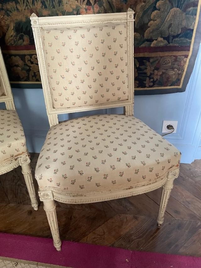 Pair Of Louis XVI Style Chairs-photo-2