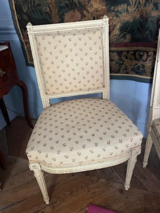 Pair Of Louis XVI Style Chairs-photo-3
