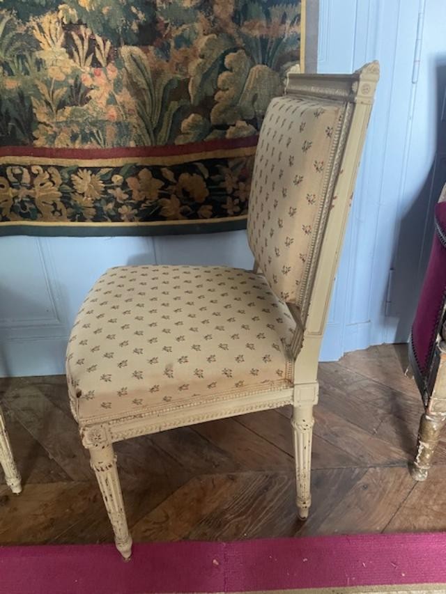 Pair Of Louis XVI Style Chairs-photo-1