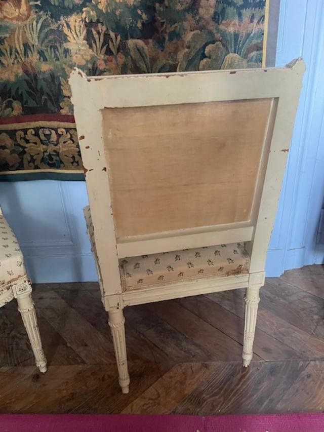 Pair Of Louis XVI Style Chairs-photo-2