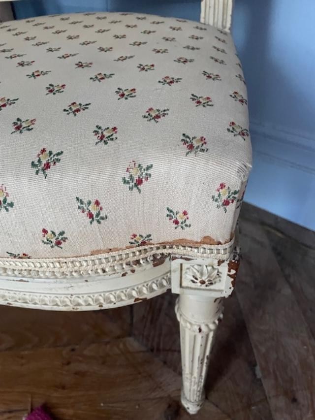 Pair Of Louis XVI Style Chairs-photo-5