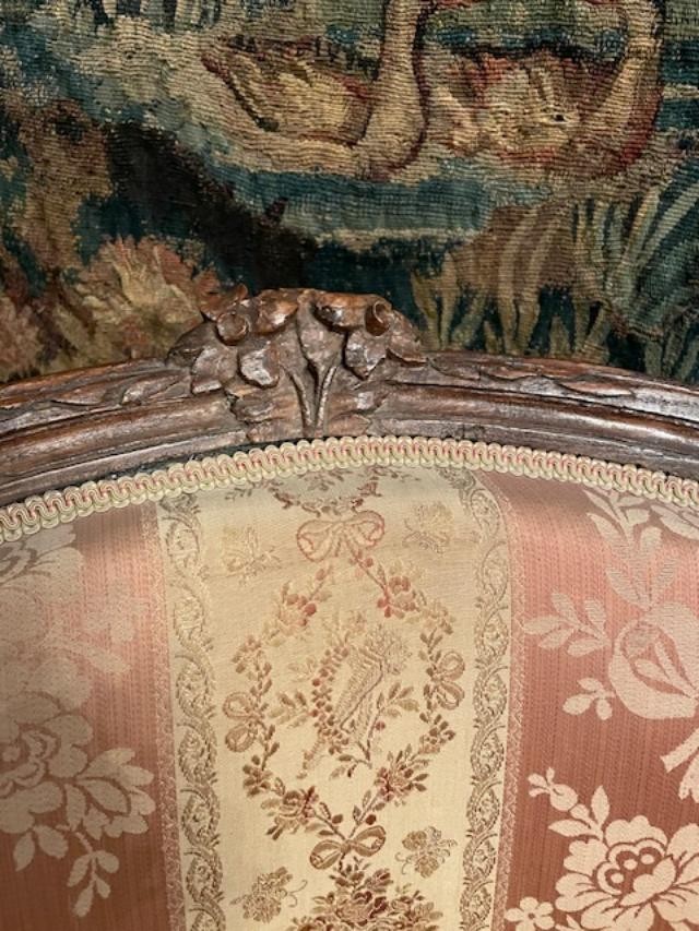 Bergère en gondole d'époque Louis XVI-photo-1