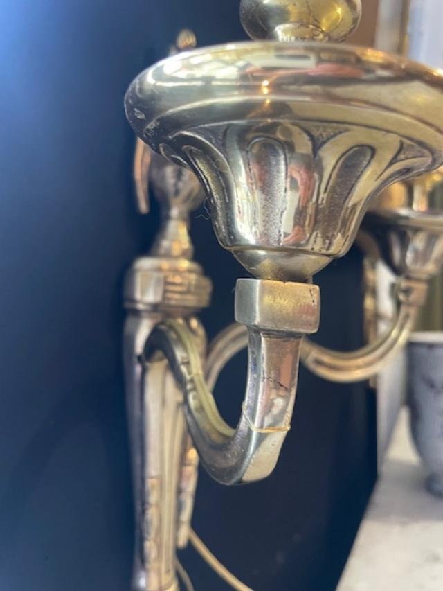 Pair Of Louis XVI Period Sconces-photo-1
