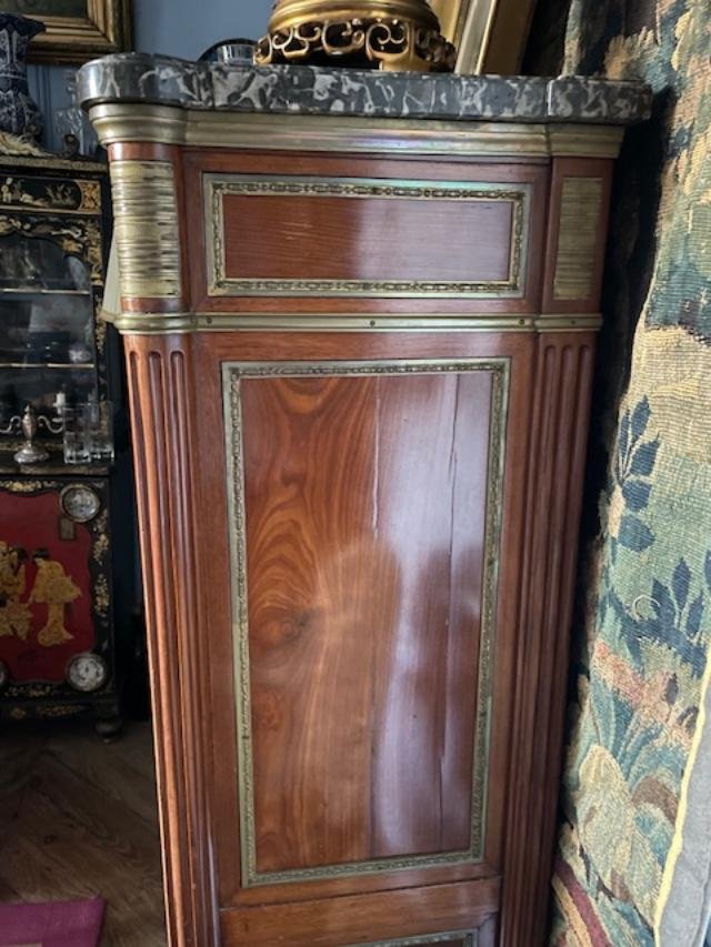 Louis XVI-era Mahogany Secretary Desk-photo-1