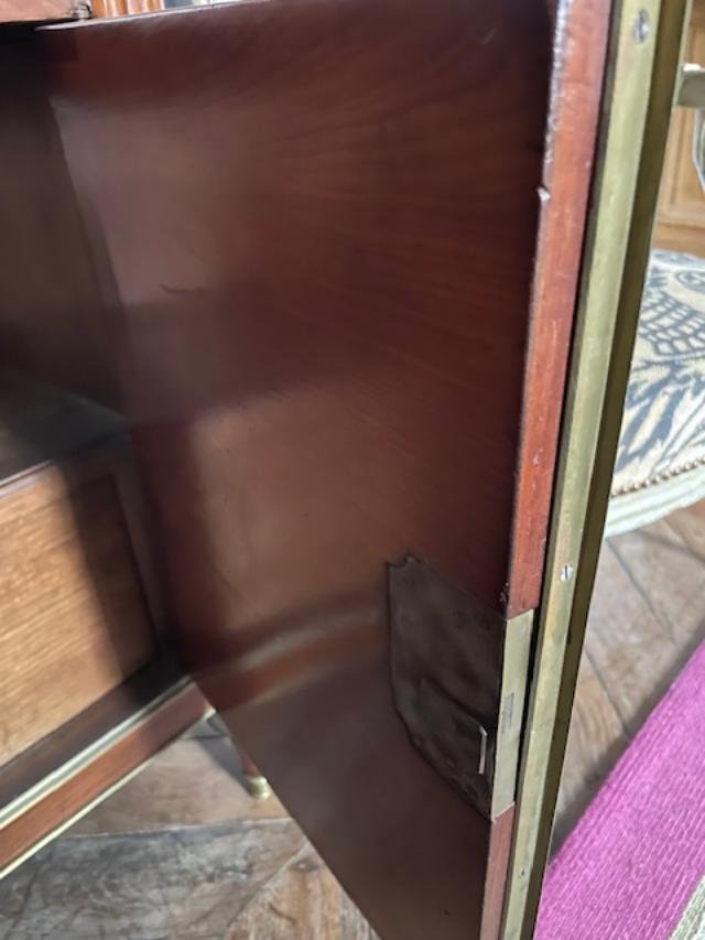 Louis XVI-era Mahogany Secretary Desk-photo-4