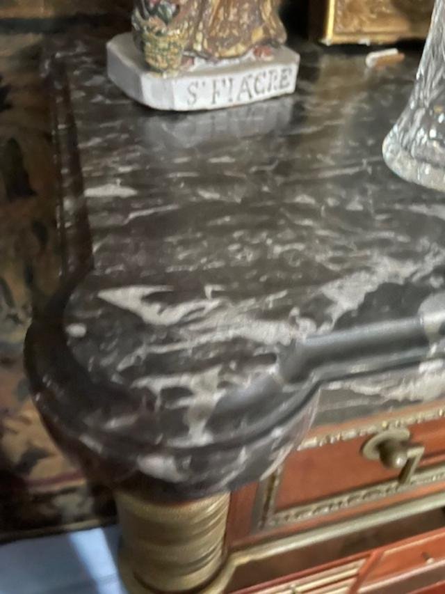 Louis XVI-era Mahogany Secretary Desk-photo-8
