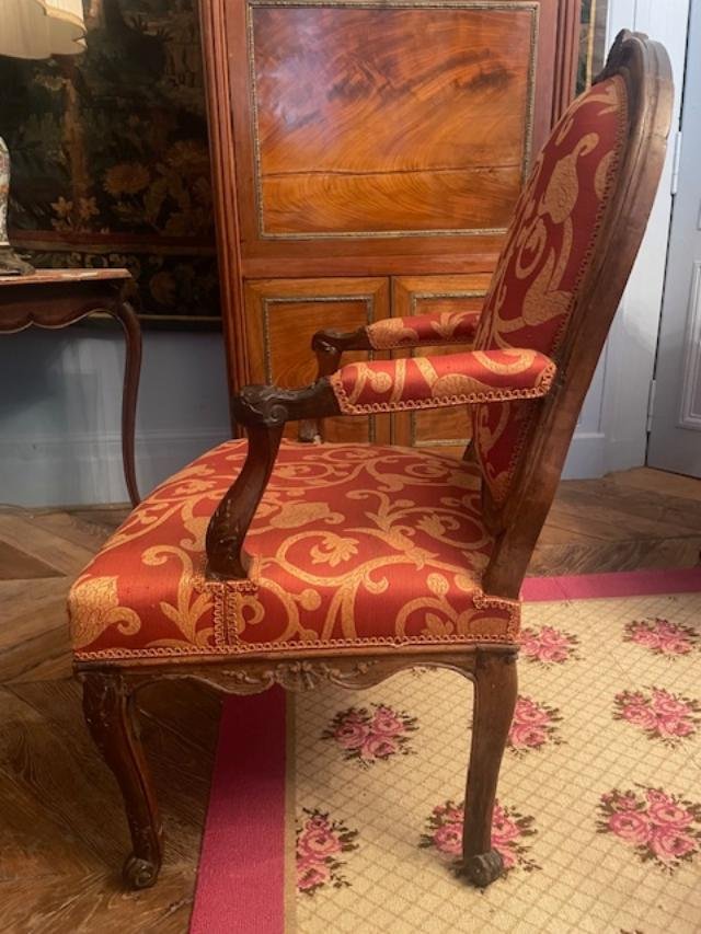 Paire de fauteuils 18 ème d'époque régence-photo-4