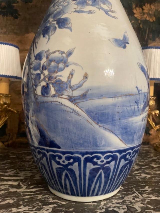 Large, Flared Baluster Vase From Japan-photo-1