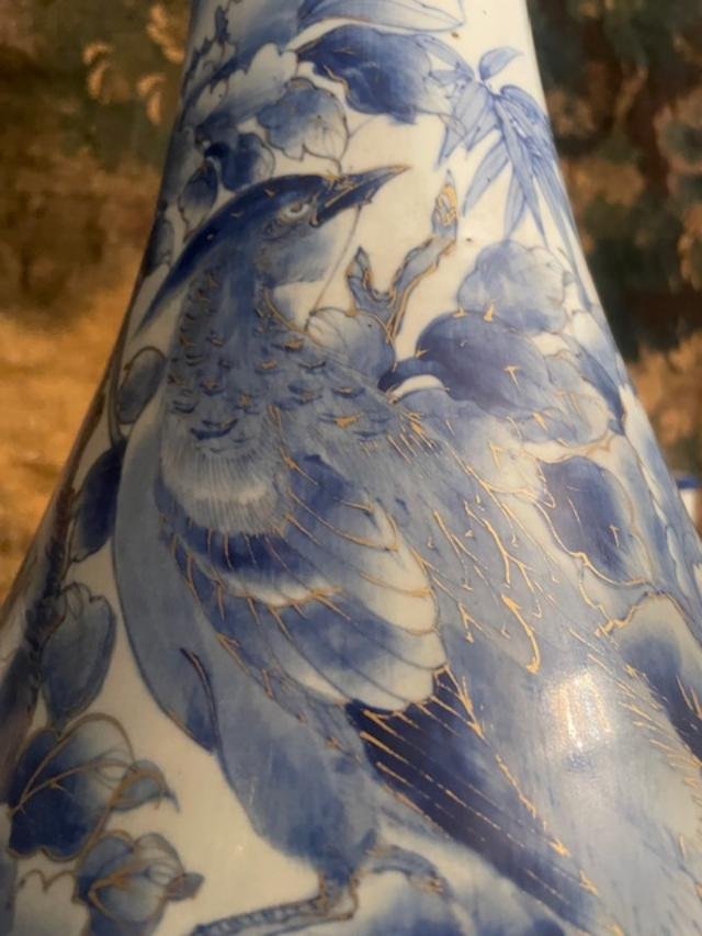 Large, Flared Baluster Vase From Japan-photo-3