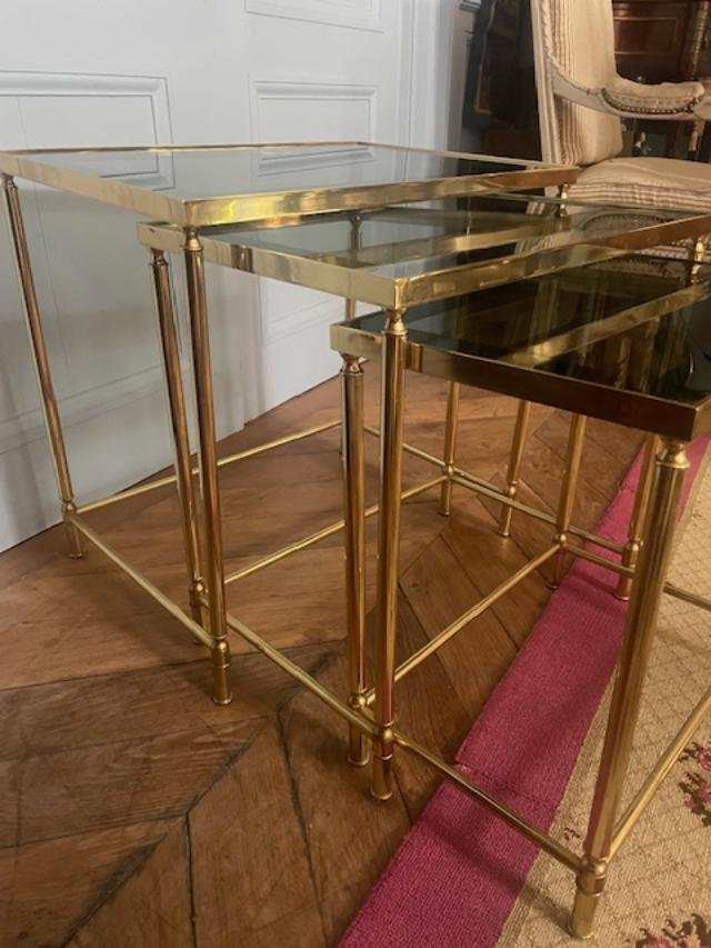 Three Nesting Tables That Can Be Attributed To The Jansen Firm-photo-2