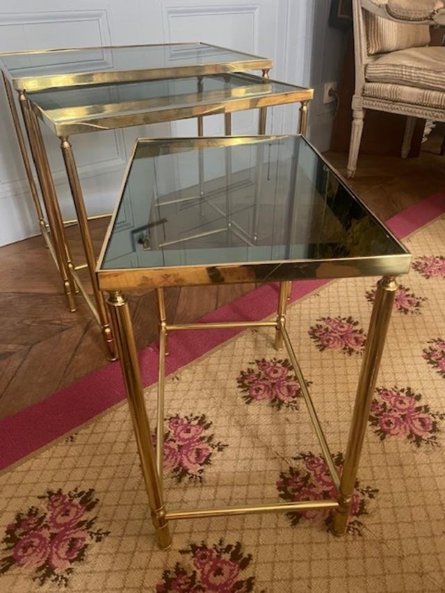 Three Nesting Tables That Can Be Attributed To The Jansen Firm-photo-2