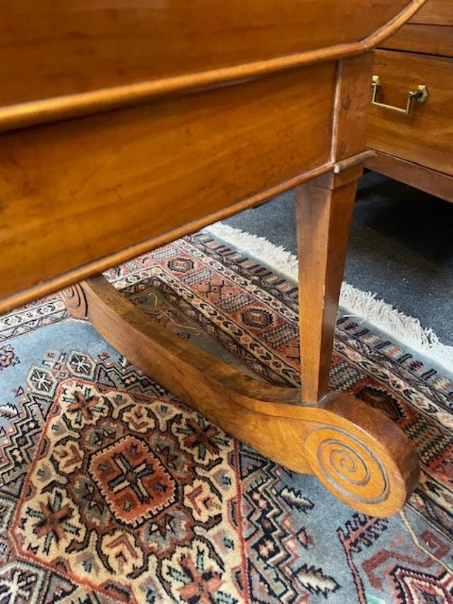 Restored Vintage Cradle Made Of Fruitwood-photo-4