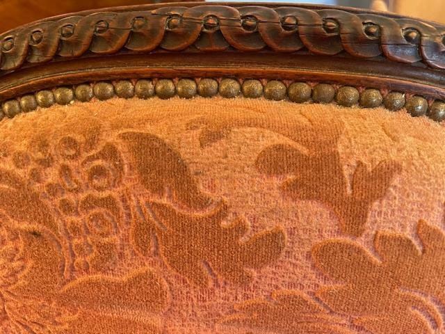 Louis XVI-era Natural Wood Bergère Chair-photo-5