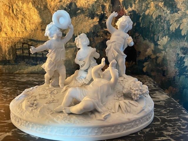 Set Of Cookies Decorated With Musical Putti