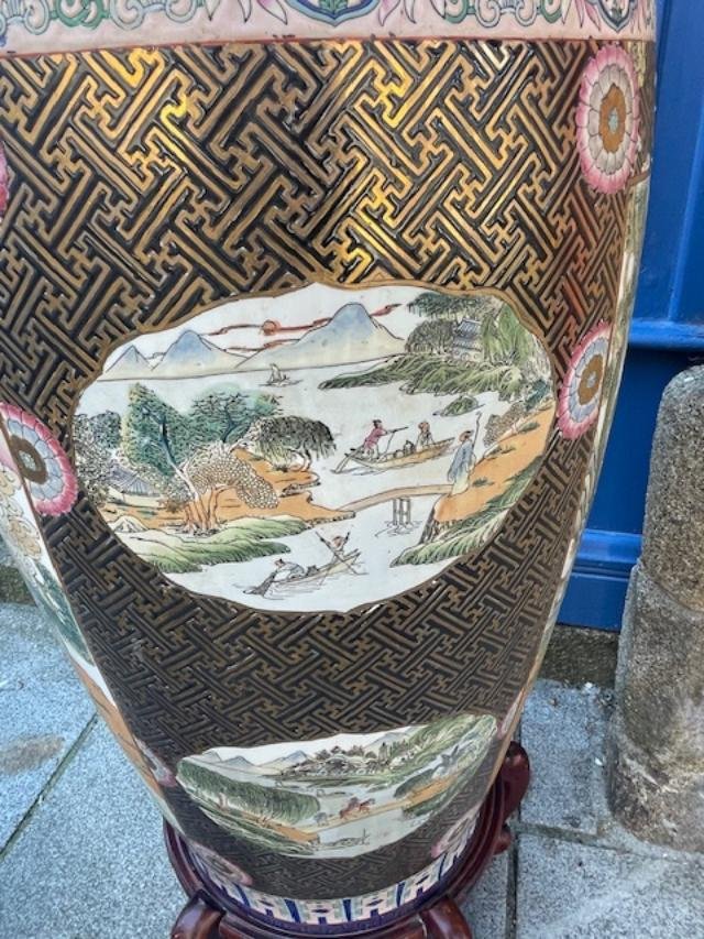 Important vase en porcelaine de chine-photo-2