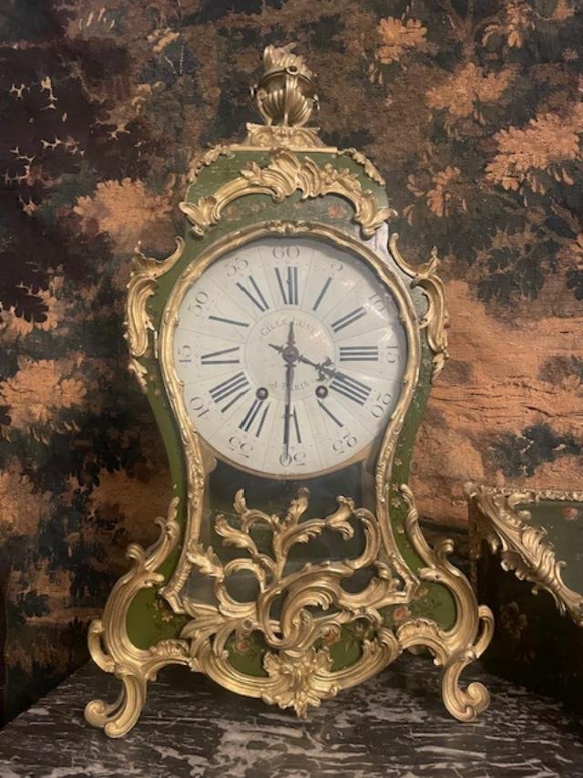 18th-century Wall Sconce With Martin Varnish, Louis XV Period-photo-2