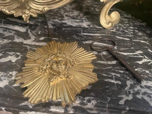 18th-century Wall Sconce With Martin Varnish, Louis XV Period-photo-1