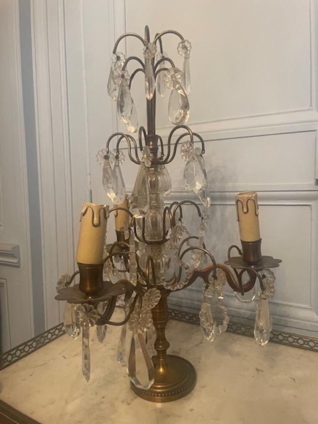 Girandole à trois bras de lumière-photo-2