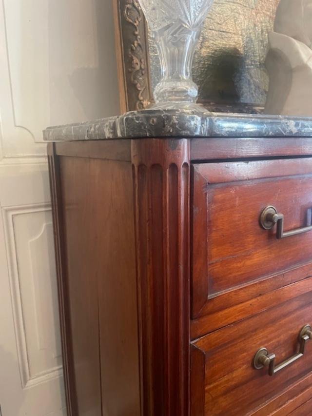 Louis XVI-era Mahogany Weekly Planner-photo-5