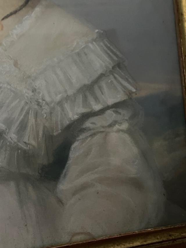 Pastel d'&eacute;poque romantique d'une jeune fille-photo-3