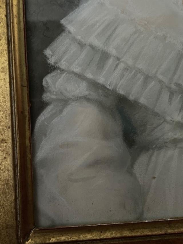Pastel d'&eacute;poque romantique d'une jeune fille-photo-1