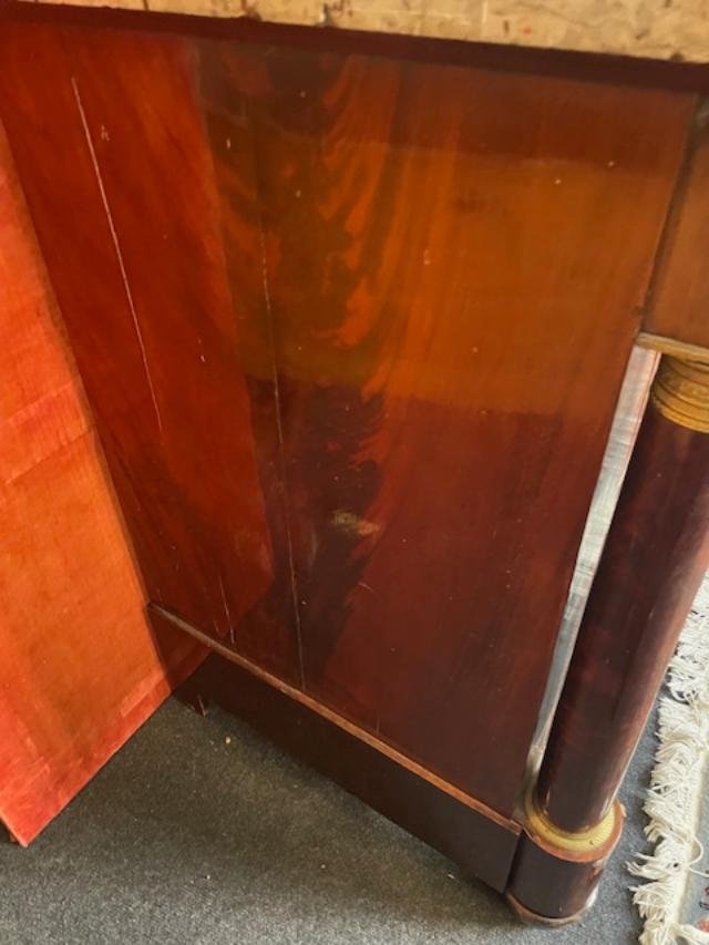 Empire-period Mahogany Chest Of Drawers-photo-4