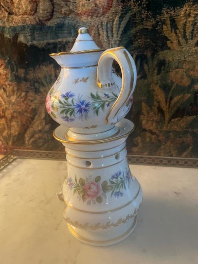 Porcelain Teapot With Floral Design-photo-1