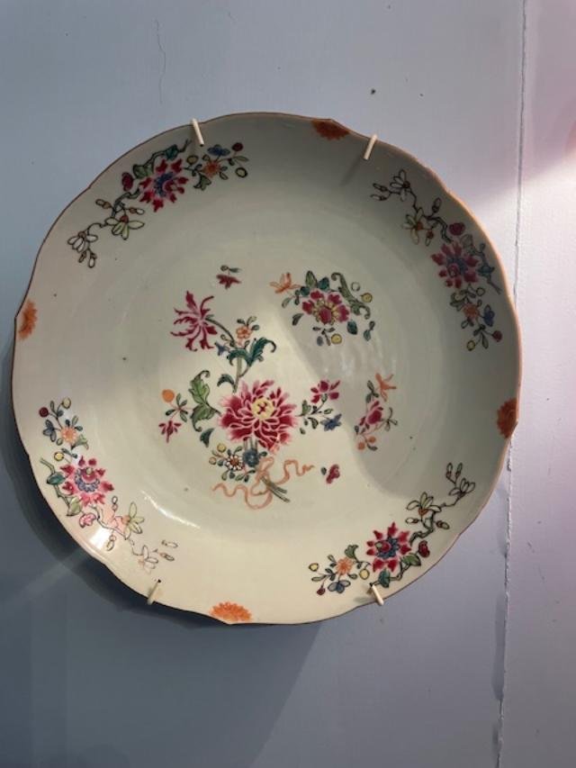 Assiette en porcelaine de la compagnie des Indes