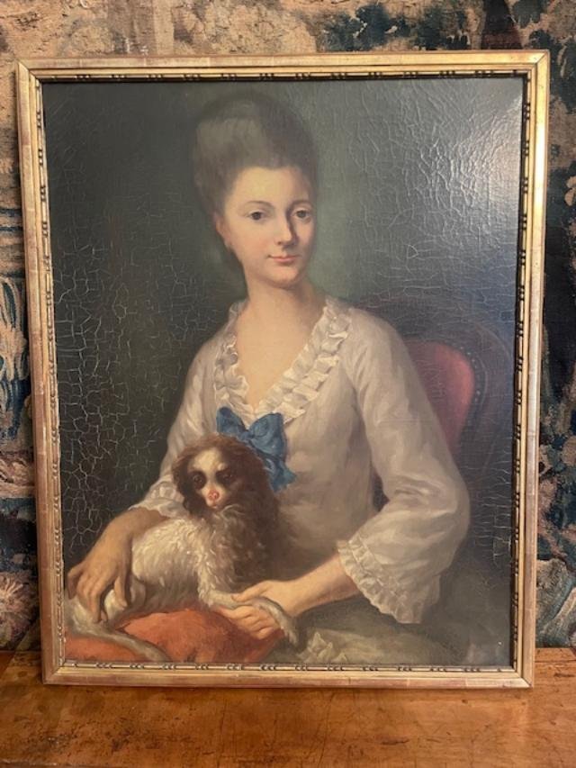 Late 18th-century French School, Portrait Of A Woman.
