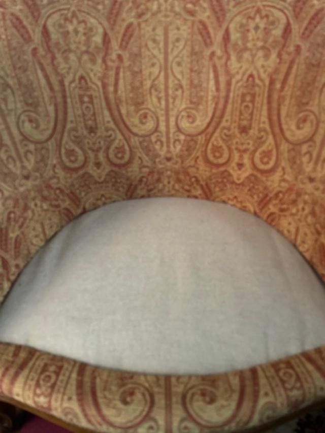 Paire de bergères confortables en bois naturel de style Louis XV-photo-5