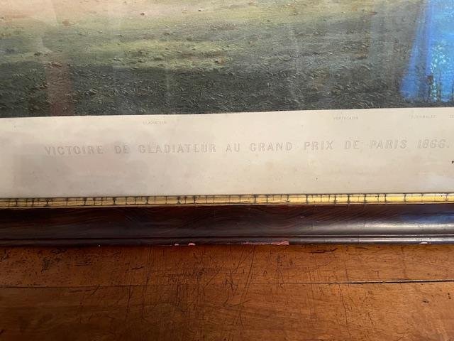 Grand prix de Paris. Importante gravure de 1866-photo-4