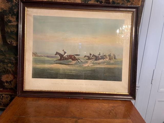 Grand prix de Paris. Importante gravure de 1866-photo-3